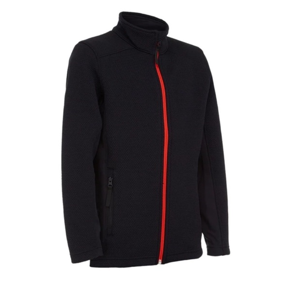 SPYDER Youth Constant Full Zip Stryke Knit Jacket - Picture 1 of 6